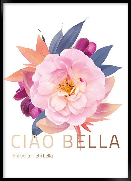 Plakat - Ciao bella