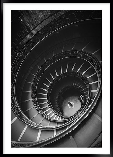 Plakat - Vintage stairs