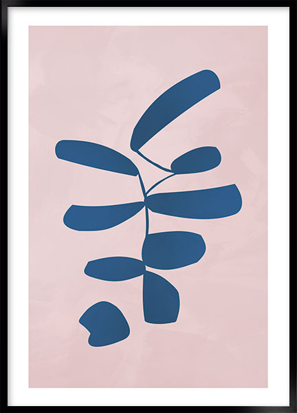 Plakat - Blue flower