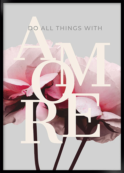 Plakat - Amore
