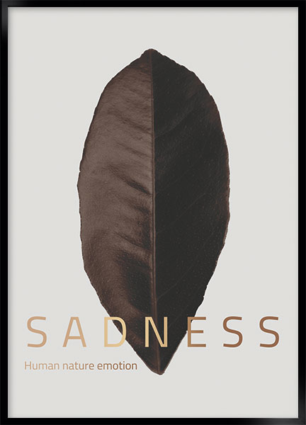 Plakat - Sadness