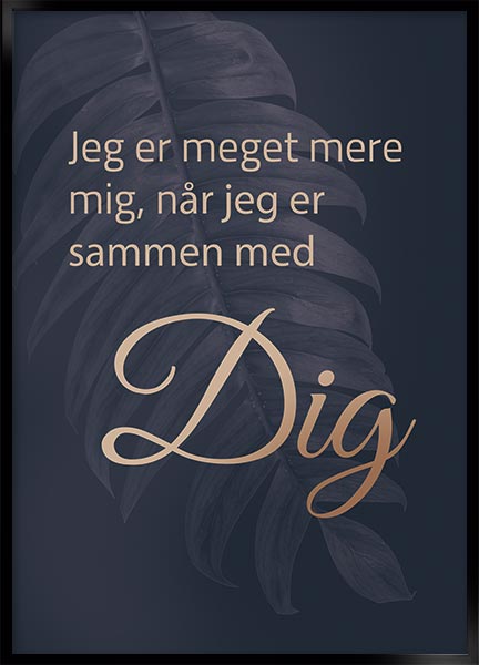 Plakat - Mere dig