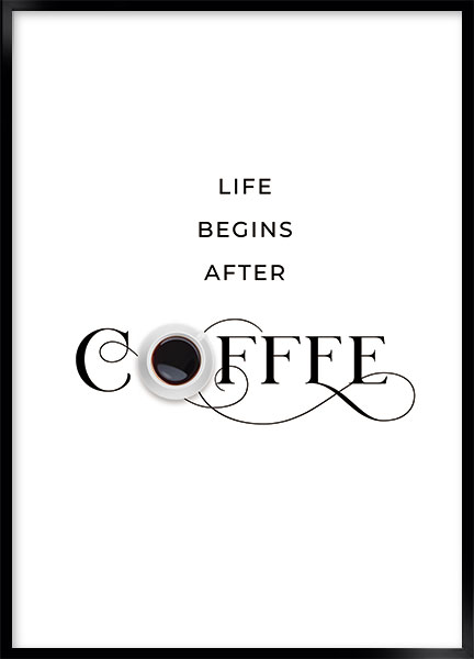 Plakat - Coffee life