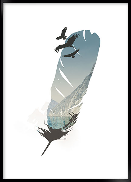 Plakat - Feather