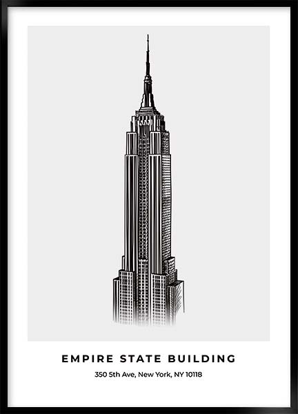 Plakat - Empire state building