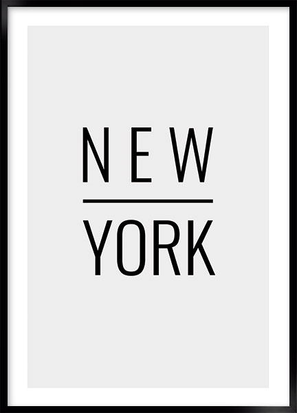 Plakat - New York