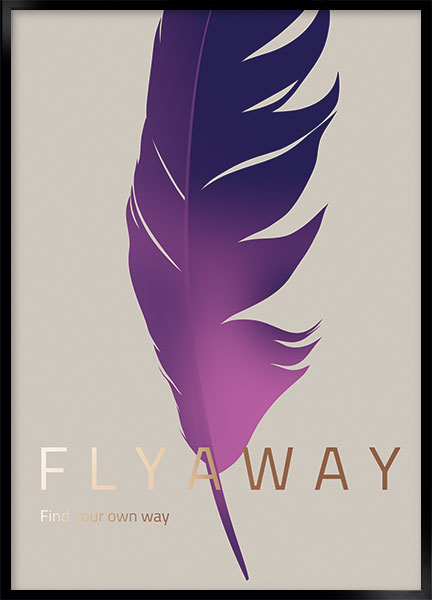 Plakat - Fly away