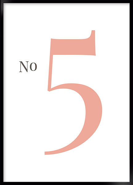 Plakat - No 5