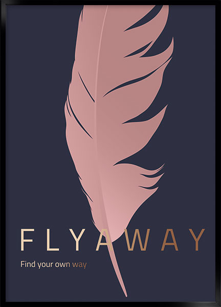 Plakat - Fly away