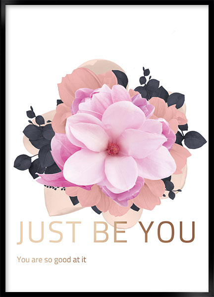 Plakat - Just be you